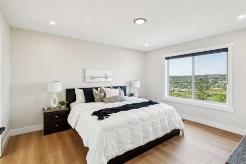 182 Panamount Road Nw, Calgary, AB - Indoor Photo Showing Bedroom