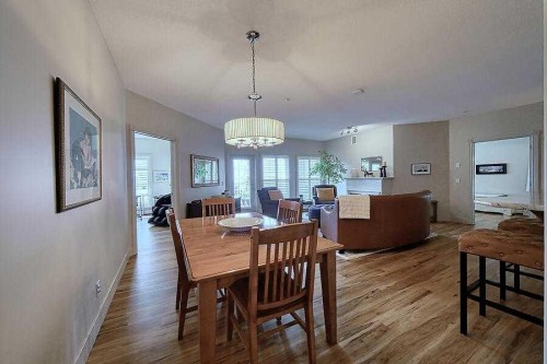 1233-151 Country Village Road Ne, Calgary, AB - Indoor Photo Showing Dining Room