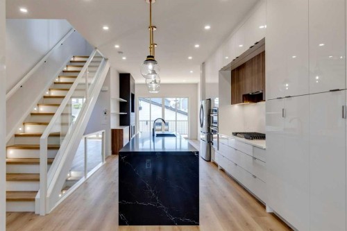 2309 21 Avenue Sw, Calgary, AB - Indoor Photo Showing Kitchen With Upgraded Kitchen