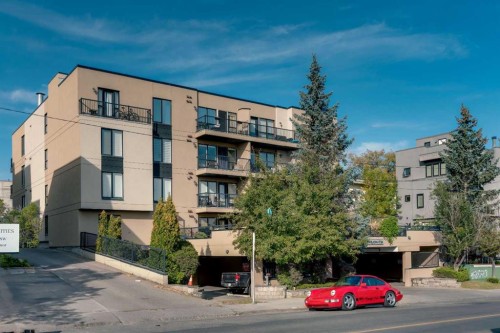 302-1724 26 Avenue Sw, Calgary, AB - Outdoor With Balcony With Facade