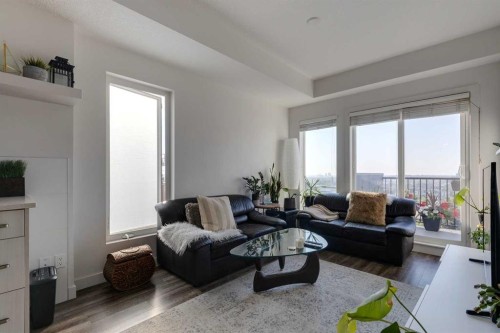 406-730 5 Street Ne, Calgary, AB - Indoor Photo Showing Living Room