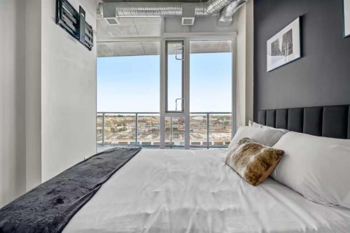 1307-624 8 Avenue Se, Calgary, AB - Indoor Photo Showing Bedroom
