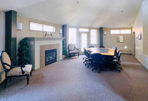 303-2416 Erlton Street Sw, Calgary, AB - Indoor With Fireplace