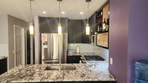 112 Martin Crossing Court Ne, Calgary, AB - Indoor Photo Showing Kitchen With Upgraded Kitchen