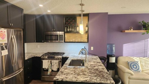 112 Martin Crossing Court Ne, Calgary, AB - Indoor Photo Showing Kitchen With Upgraded Kitchen