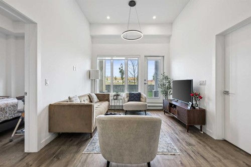 3121-60 Skyview Ranch Road Ne, Calgary, AB - Indoor Photo Showing Living Room