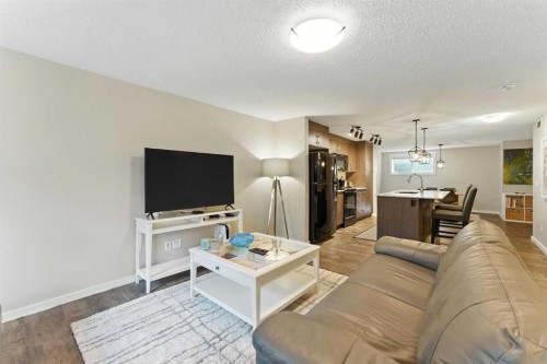 927 Auburn Bay Circle Se, Calgary, AB - Indoor Photo Showing Living Room