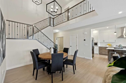 43 Versant View Sw, Calgary, AB - Indoor Photo Showing Dining Room
