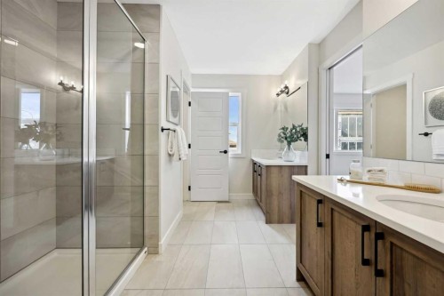 43 Versant View Sw, Calgary, AB - Indoor Photo Showing Bathroom
