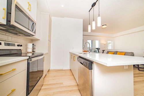 120 Spring Creek Common Sw, Calgary, AB - Indoor Photo Showing Kitchen With Upgraded Kitchen