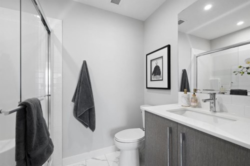 2114-395 Skyview Parkway Ne, Calgary, AB - Indoor Photo Showing Bathroom