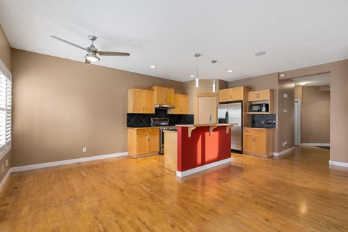 78 New Brighton Manor Se, Calgary, AB - Indoor Photo Showing Kitchen With Stainless Steel Kitchen