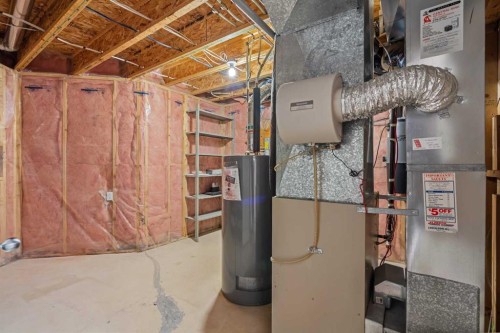 78 New Brighton Manor Se, Calgary, AB - Indoor Photo Showing Basement