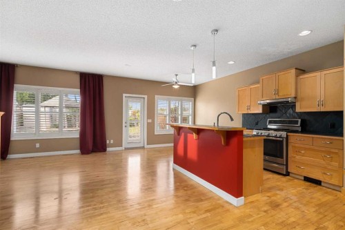 78 New Brighton Manor Se, Calgary, AB - Indoor Photo Showing Kitchen With Stainless Steel Kitchen