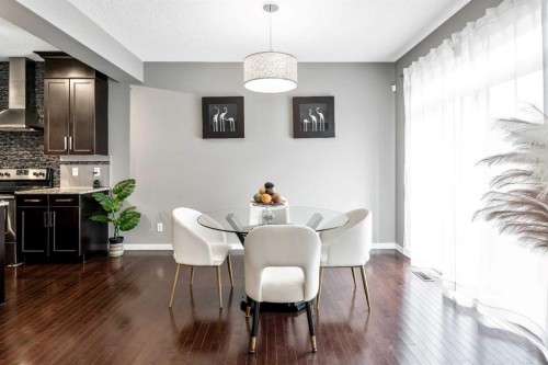 443 Skyview Shores Manor Ne, Calgary, AB - Indoor Photo Showing Dining Room