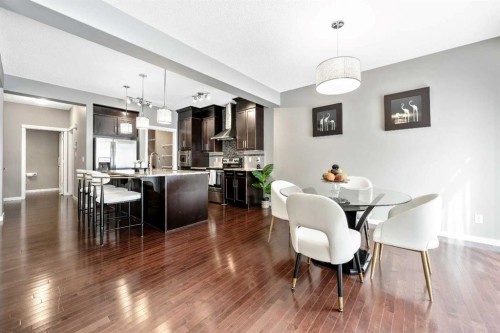 443 Skyview Shores Manor Ne, Calgary, AB - Indoor Photo Showing Dining Room