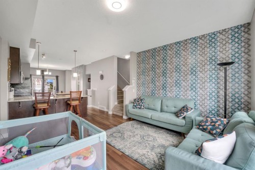 27 Redstone Circle Ne, Calgary, AB - Indoor Photo Showing Living Room