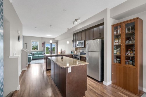 27 Redstone Circle Ne, Calgary, AB - Indoor Photo Showing Kitchen With Stainless Steel Kitchen With Upgraded Kitchen