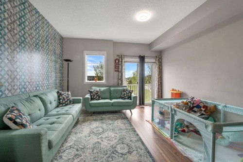 27 Redstone Circle Ne, Calgary, AB - Indoor Photo Showing Living Room