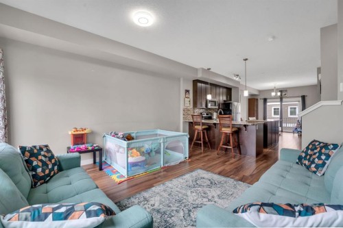 27 Redstone Circle Ne, Calgary, AB - Indoor Photo Showing Living Room