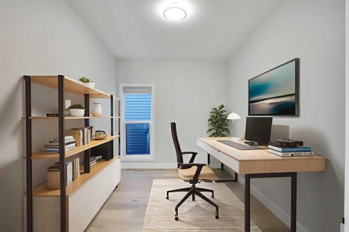 72 Panamount Manor Nw, Calgary, AB - Indoor Photo Showing Office