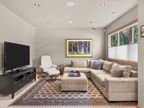 514 5Th Avenue, Canmore, AB - Indoor Photo Showing Living Room
