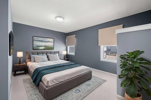 103 Saddlemont Way Ne, Calgary, AB - Indoor Photo Showing Bedroom