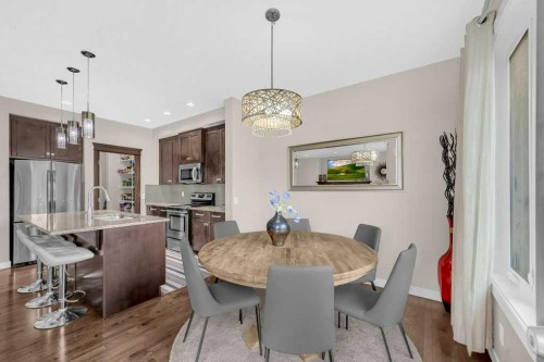 54 Redstone Mews Ne, Calgary, AB - Indoor Photo Showing Dining Room