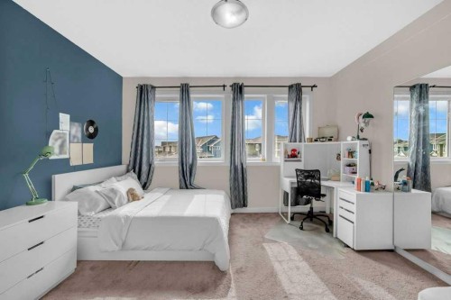 54 Redstone Mews Ne, Calgary, AB - Indoor Photo Showing Bedroom