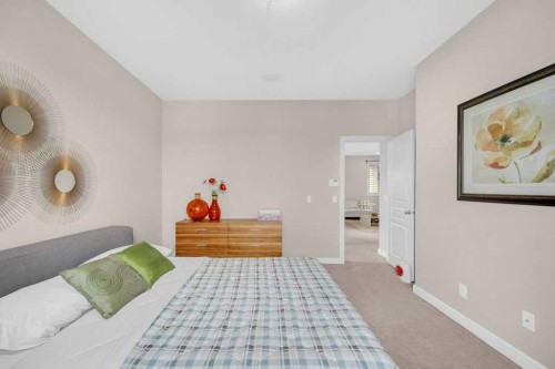 54 Redstone Mews Ne, Calgary, AB - Indoor Photo Showing Bedroom
