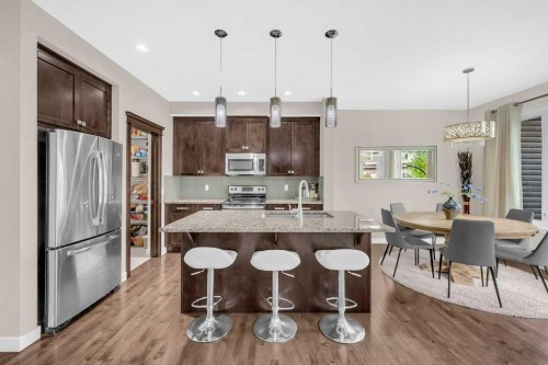 54 Redstone Mews Ne, Calgary, AB - Indoor Photo Showing Kitchen With Stainless Steel Kitchen With Upgraded Kitchen