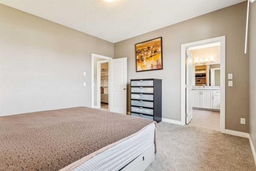 42 Chaparral Valley Place Se, Calgary, AB - Indoor Photo Showing Bedroom
