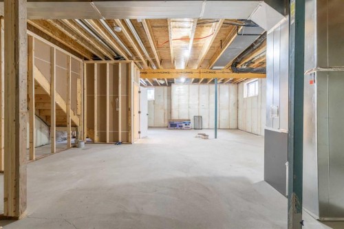 704 Mandalay Boulevard, Carstairs, AB - Indoor Photo Showing Basement