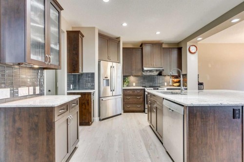 95 Evansdale Common Nw, Calgary, AB - Indoor Photo Showing Kitchen With Stainless Steel Kitchen