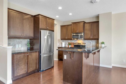 224 Panamount Point Nw, Calgary, AB - Indoor Photo Showing Kitchen With Stainless Steel Kitchen