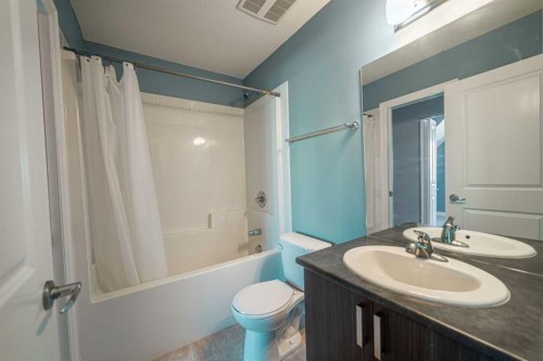 1218-121 Copperpond Common Se, Calgary, AB - Indoor Photo Showing Bathroom