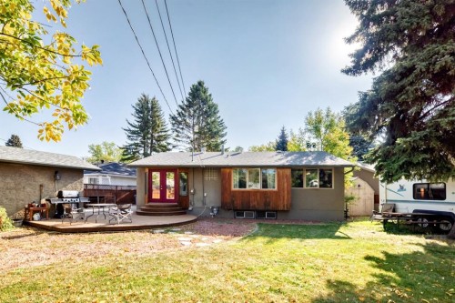 2443 Fir Drive Se, Calgary, AB - Outdoor With Deck Patio Veranda