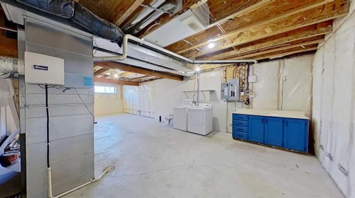 63 Elgin Meadows Park Se, Calgary, AB - Indoor Photo Showing Basement