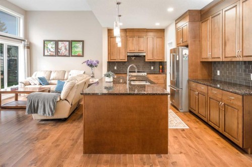 767 Shawnee Drive Sw, Calgary, AB - Indoor Photo Showing Kitchen With Stainless Steel Kitchen