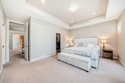 95 Marquis Crescent Se, Calgary, AB - Indoor Photo Showing Bedroom
