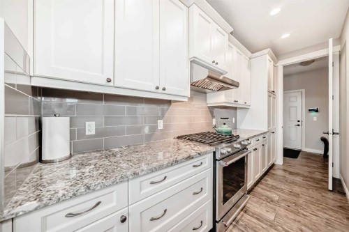 95 Marquis Crescent Se, Calgary, AB - Indoor Photo Showing Kitchen With Upgraded Kitchen