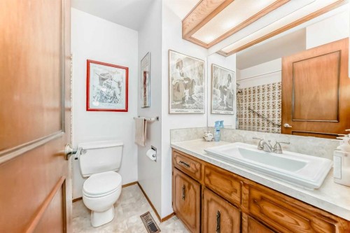 108 Jensen Place Ne, Airdrie, AB - Indoor Photo Showing Bathroom