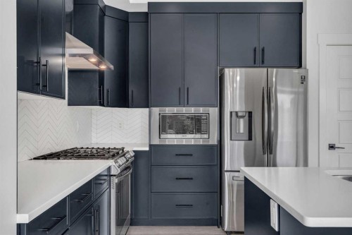 274 Howse Drive Ne, Calgary, AB - Indoor Photo Showing Kitchen With Upgraded Kitchen