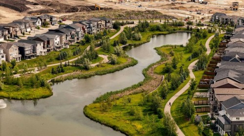 274 Howse Drive Ne, Calgary, AB - Outdoor With Body Of Water With View