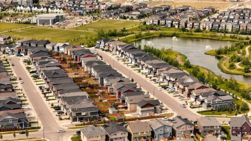 274 Howse Drive Ne, Calgary, AB - Outdoor With Body Of Water With View