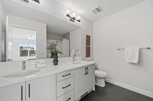 344 Fireside Drive, Cochrane, AB - Indoor Photo Showing Bathroom