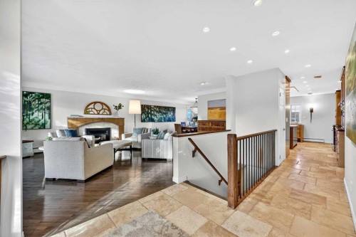 1659 St Andrews Place Nw, Calgary, AB - Indoor With Fireplace