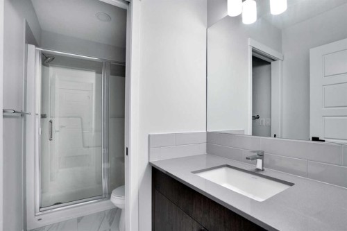 8 Corner Glen Row Ne, Calgary, AB - Indoor Photo Showing Bathroom