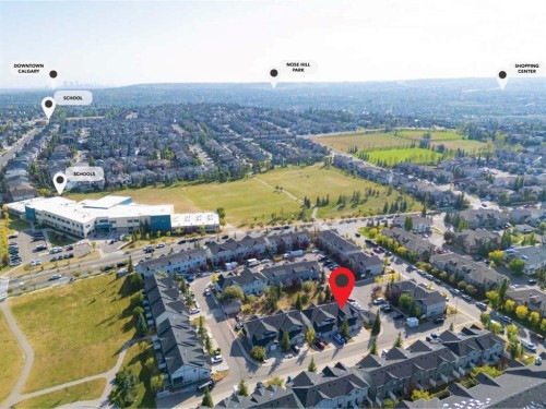 85 Panatella Villas Nw, Calgary, AB - Outdoor With View