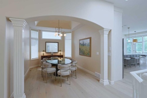 271 Hamptons Terrace Nw, Calgary, AB - Indoor Photo Showing Dining Room